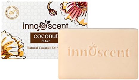 InnOscent Natural Coconut Facial Soap Bar 3.5 Ounce