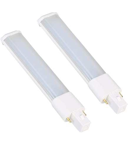 ULIKELED 2 Pack 7W 2 Pin GX23 LED Horizontal PL Light Bulb, 13W