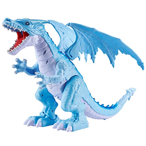 Photo 1 of Robo Alive Ferocious Roaring Dragon Battery-Powered Robotic Toy by Zuru (Blue)