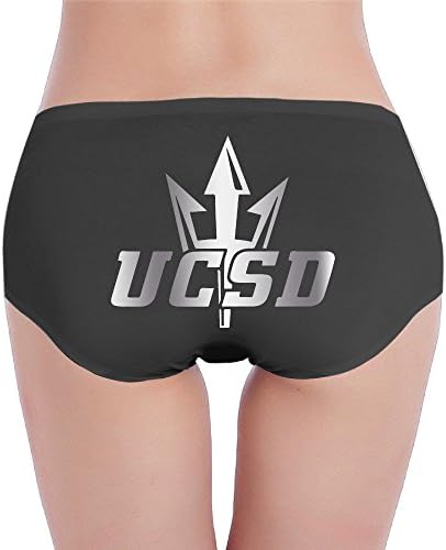 Uc San Diego Tritons Platinum Logo Brief Panties Black