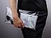Flada Women's PVC Clear Clutch Transparent Handbag Purse Casual Messenger Bag, Large