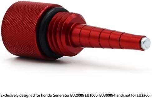 EnRand Aluminum Red Honda Generator Magnetic Tip Dipstick Oil Dip Stick for Honda Generator EU2000i EU1000i EU3000i handi- One Oil Dip Stick