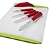 Chef Made Easy Ceramic Knife Set 9 Piece – Kitchen Knives with Case (Knife Sheaths) – Add to Collection of Cutlery Kitchen Utensils – Use as Bread, Vegetable and Chef Knife – (Black Set)