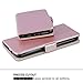 Galaxy S8 Case,Acrass Luxury PU Leather Wallet Flip Protective Case Cover with Card Slots and Stand for Samsung Galaxy S8 (rosegold).