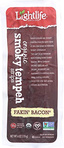 Lightlife Foods (NOT A CASE) Organic Smoky Tempeh Strips Fakin' Bacon - Thumbnail 3