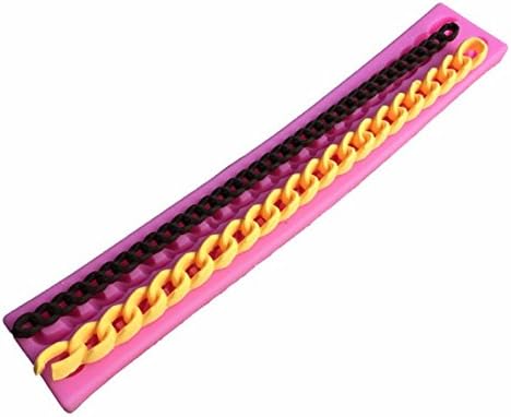 HUAL Diamond Chain Silicone Fondant Mold Cake Decorating Pastry Gum Pastry Tool Kitchen Tool Sugar Paste Baking Mould Cookie Pastry