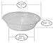 YOUniversal Products Plant Saucers (Pack of 10) - 6” Clear Durable Plant Saucer for Indoor & All-Weather Outdoor Use - Catch Dirt & Water from Plant Pots to Stop Messes & Stains in Your Home & Garden