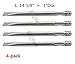 Hongso BBQ Grill Repair Replacement Kit for Sunbeam, Nexgrill, Grill Master720-0697 Grill Parts, Stainless Steel Burner Tube, Porcelain Steel Heat Plate