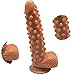 Brand New Bumps Fake Penis Silicone Dildo G-Spot Stimulate FAAK Big Size Suction Cock Sex Toys for Women Orgnasm Fetish Adult Game Female Masturbator 9 Inchthumb 4
