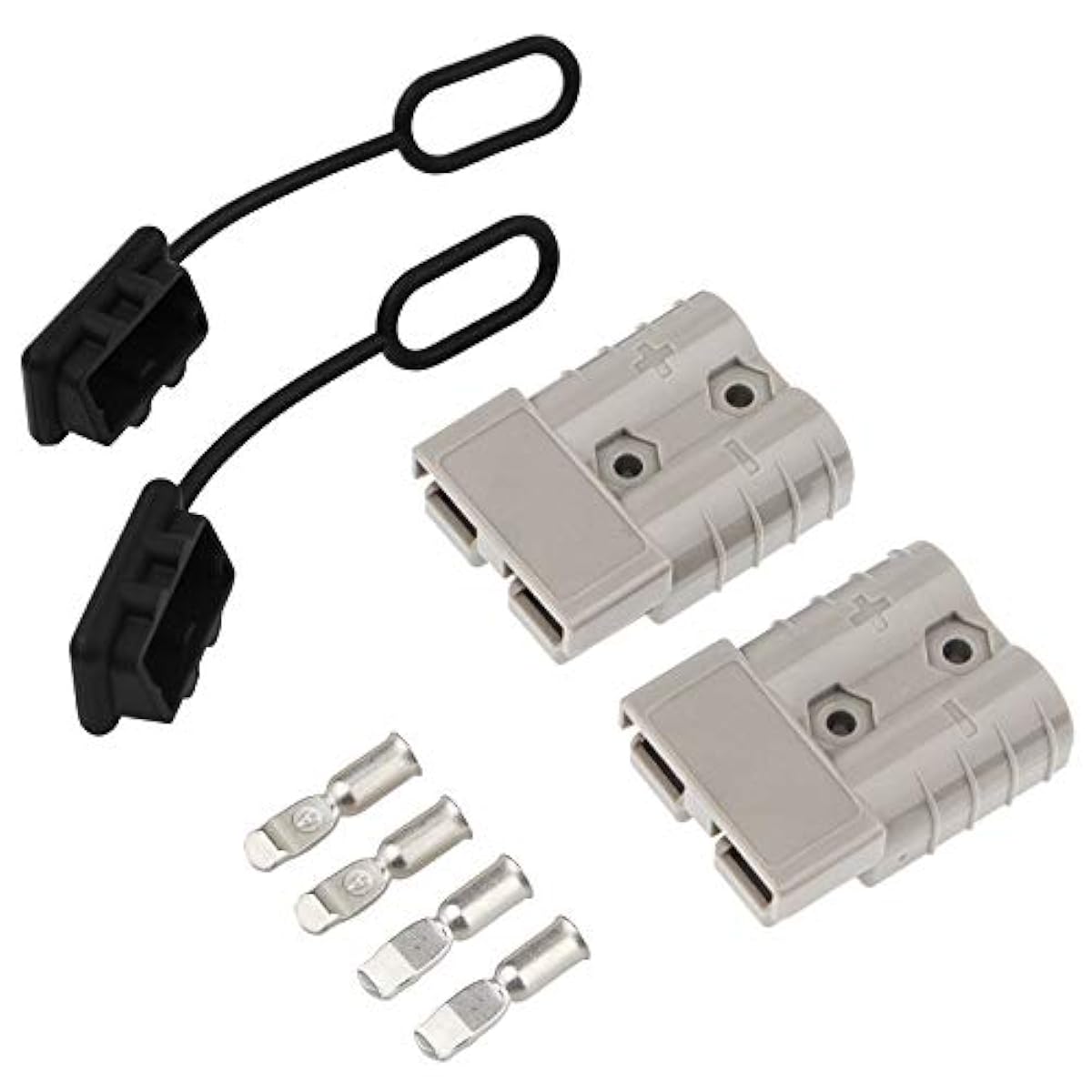 4 Pack HYCLAT Red 50A 6-10 Gauge Battery Cable Quick Connect Disconnect