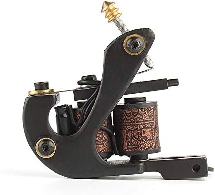 Iron Handmade Tattoo Machine Liner Dual 10 Wrap Coils for Tattoo Gun Supplies TM3055-3056