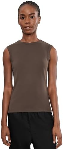 NIC+ZOE Ruffled Around Tank Black Onyx XS (US 0-2) at Amazon