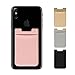 Mobile Phone Holder Backpack Wallet, Jin Yexuan 4 Color 3M Stick Type Credit Card ID Card Goalkeeper Pocket Pocket Sleeve（Pink, Gold, Gray, Black）