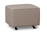 Delta Children Nursery Gliding Ottoman, Heather Grey