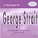 GEORGE STRAIT Country Karaoke Classics CDG Music CD
