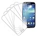 Samsung Galaxy S4 Screen Protector Cover, MPERO Collection 5 Pack of Clear Screen Protectors for Samsung Galaxy S4 / S IV