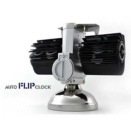 niceeshop(TM) Retro Flip Down Clock , Internal Gear Operated,Black Home & Kitchen, Home Décor, Clocks, Desk & Shelf Clocks