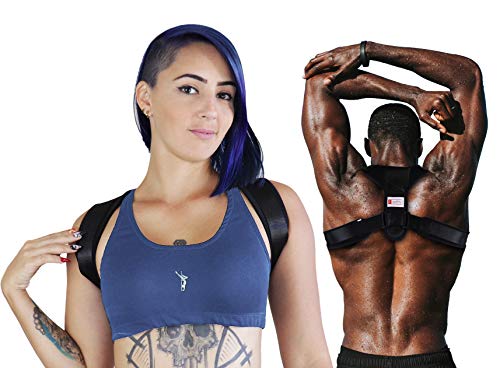 Premium Posture Corrector Best Back Brace for Women and Men | Fully adjustable Clavicle Support Back Straightener | Improve Posture and Relieve Pain for Shoulder Neck Back - FDA Approved