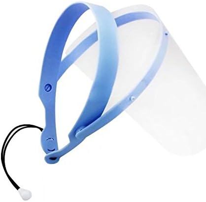 MKDental Professional Home and Clinic Oral Supplies Anti-fog Protective Detachable Face Shield Frame 10x Disposable Protective Plastic Visor Film UK Store