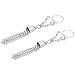 CABBE 2Pcs Fake Nipple Rings Non-Piercings Stainless Steel Body Piercing Jewelry, Tassel