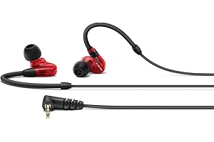 Sennheiser Professional IE 100 PRO Dynamic In-Ear Monitoring Headphones, Red