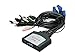 4 Port USB KVM Switch with Audio (Speaker & Mic). 35 Inch USB Cable Audio Cable and Switch Remote. 1 Set of VGA Monitor & USB Keyboard/Mouse to Control up to 4 PC/Laptop with Audio Enabled