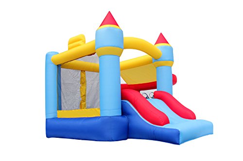 Ball Kingdom Inflatable Bouncer Castle Bounce Jump Slide Toss House Playhouse with Blower