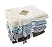 Fennco Styles Woven Classic Chunky Yarn Fringe Throw Blanket - 50