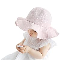 Muangan Toddler Infant Kids Sun Cap Summer Outdoor Baby Girl Boy Sun Beach Cotton Hat 1-4 Years (PK)