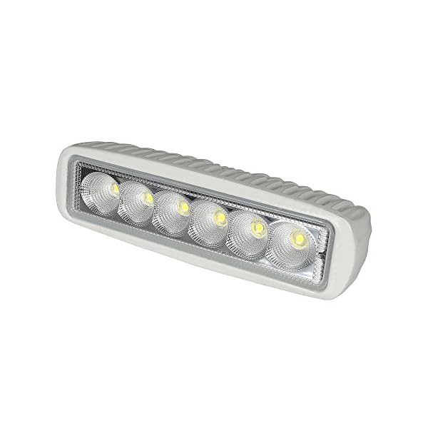 LTC-White-Spreader-LED-DeckMarine-Lights-Set-of-2-for-Boat-Flood-Light-12V-18W