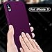 TORRAS Slim Fit iPhone Xs Case/iPhone X Case, Hard Plastic PC Super Thin Mobile Phone Cover Case with Matte Finish Coating Grip Compatible with iPhone X/iPhone Xs 5.8 inch, Violet Red