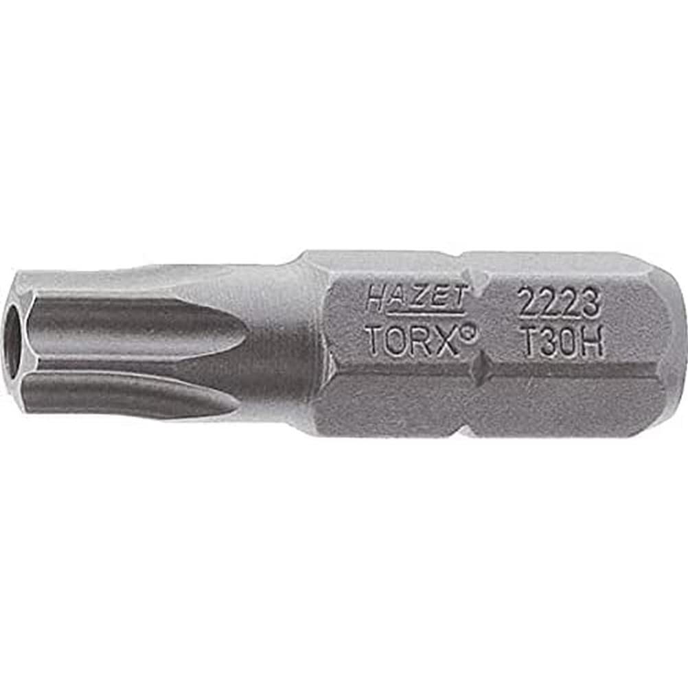 HAZET 2223-T9H 25 mm T 9 H Tamper-Resistant Torx Profile Bit - Multi-Colour