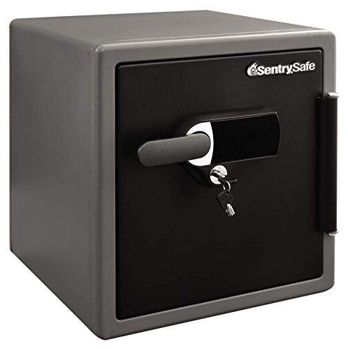 SentrySafe Fire and Water Safe, Extra Large Touchscreen Safe with Dual Key Lock and Alarm, 1.23 Cubic Feet, SFW123UDC