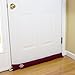 Evelots Door Draft Stopper-36 Inch-Free Over the Door Hook-Heat Stay In-Burgundy