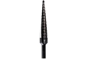 IRWIN Step Drill Bit, 1/8-Inch to 1/2-Inch Step, 1/4-Inch Shank (10231)