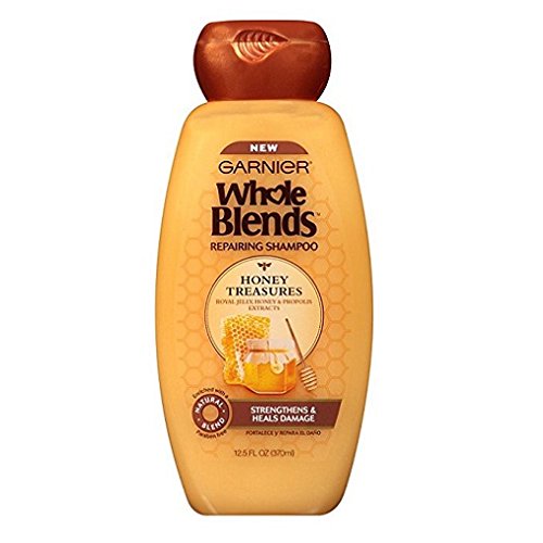 Garnier Whole Blends Shampoo Honey Treasures 12.5 Ounce (370ml) (2 Pack)