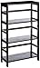 Winsome Leo 3-Tier Storage Shelf, for Living Room, Home Office, Bedroom, Espresso