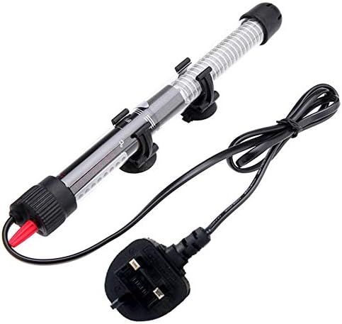 Automatic Constant Temperature Heating Rod Power Saving Heater Aquarium Submersible Heater Fish Tank Water Aquarium Kit Black UK 25W(220V-240V)