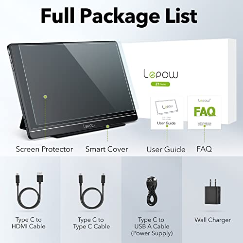 Lepow Portable Monitor 2022 15.6