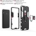BestAlice for Samsung Galaxy A9 2018 / A9 Star Pro / A9S case, Hybrid Heavy Duty Protection Shockproof Defender Kickstand Armor Case Cover Tempered Glass Screen Protector，Black