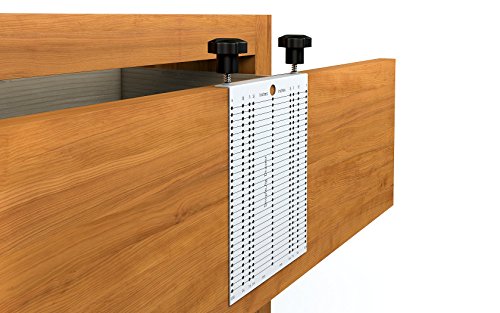 Metal Jig Template for Cabinet knobs pulls Handles Guide Installation on Drawers Woodworking SimpleJig-128 Drawer - Thumbnail 5