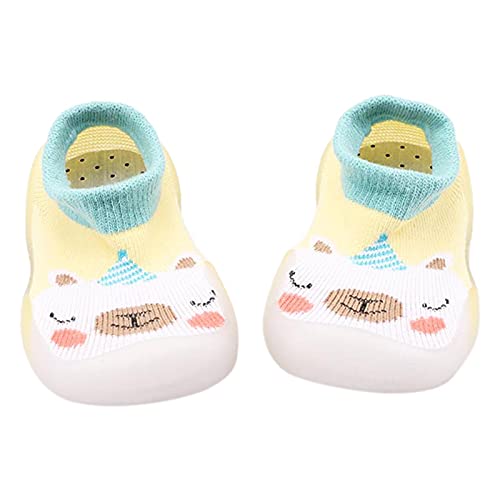 Non-Slip Soft-Soled Baby Floor Sock Shoes with Rubber Soles