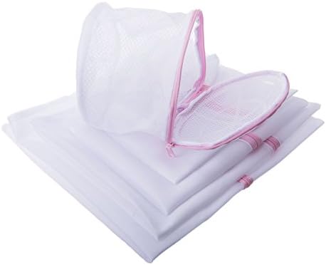 Cadima Delicates Mesh Laundry Bags Set of 5 (Small, Medium, Large, X-Large and Bra Bag)