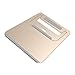 Satechi Lightweight Aluminum Portable Laptop Stand - Compatible with MacBook, MacBook Pro, Microsoft Surface Pro and more (Gold)