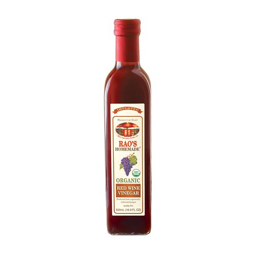 Rao's Homemade Organic Red Wine Vinegar, 16.9 Fluid Ounce (Pack of 2)