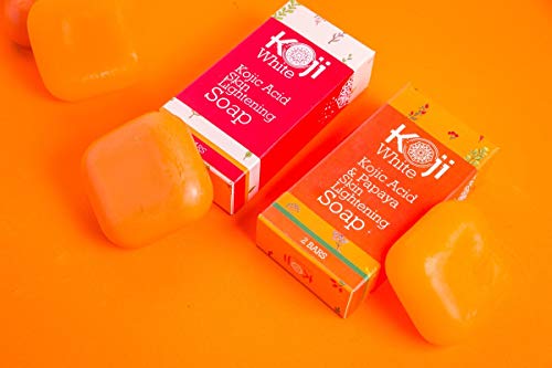 image for Koji White Kojic Acid & Papaya Skin Lightening Soap (2.82 oz / 2 Bars)