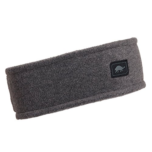 Turtle Fur Double-Layer Headband, Chelonia 150 Fleece, Charcoal