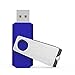 RAOYI 10 Pack 8GB USB Flash Drive, USB 2.0 Swivel Metal Memory Stick Thumb Drives Pen Drive Jump Drive for Data Storage (4 Mixed Color)