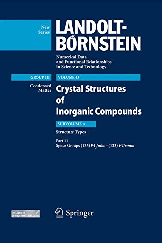 Space Groups (135) P42/mbc – (123) P4/mmm: Structure Types (Landolt-Börnstein: Numerical Data and Functional Relationships in Science and Technology - New Series)