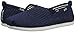 Skechers BOBS Women's Plush Lite-Peek Ballet Flat, Navy, 10 M US